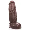 Hung System Gode Zac XL 27 x 9.5 cm Marron